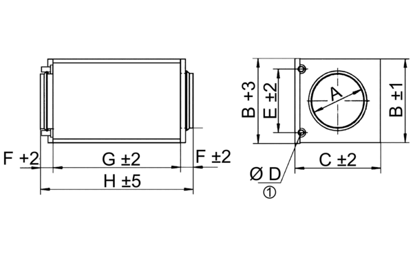 WRH-20-2 IM0001046.PNG Wasser-Luftnacherhitzer. DN 200. Max. 5000 W.