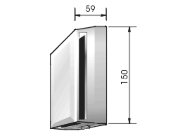 TL 98 PIS IM0011547.PNG Rollladenkastenventil-Innenteil für Rollladenkastenventil TL 98 P. Filterklasse G2 (Standardfilter). Farbe: weiß, ähnlich RAL 9010.