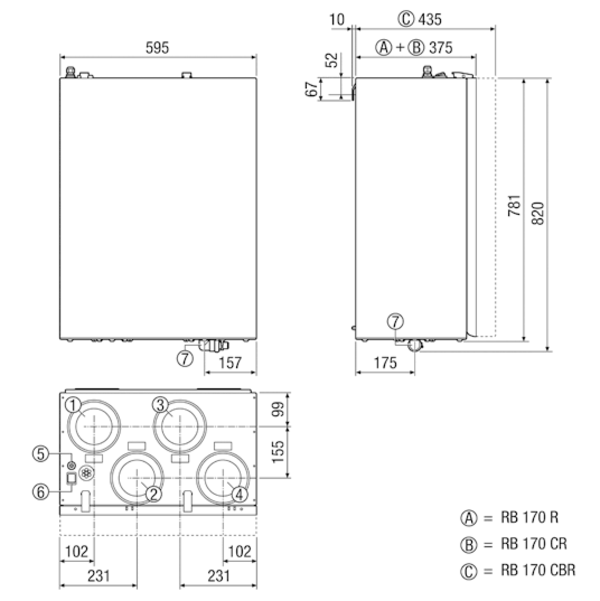 Reco-Boxx 170 CR IM0014382.PNG Reco-Boxx 170. Für kleine Wohneinheiten, sehr leises Wärmerückgewinnungszentralgerät. Rechtsversion, Comfortausführung mit PTC-Frostschutzheizung. Passivhauszertifiziert.