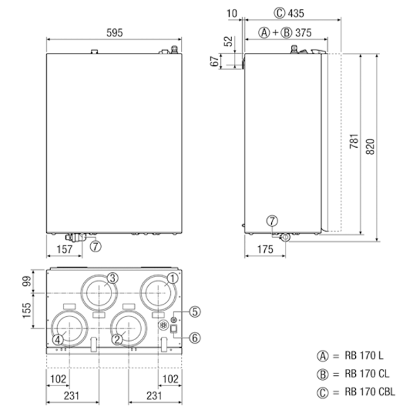 Reco-Boxx 170 CL IM0014383.PNG Reco-Boxx 170. Für kleine Wohneinheiten, sehr leises Wärmerückgewinnungszentralgerät. Linksversion, Comfortausführung mit PTC-Frostschutzheizung. Passivhauszertifiziert.