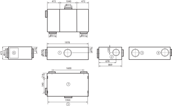 geniovent.x 900 H W-G-K3 IM0016884.PNG Dezentrales RLT Gerät mit sehr hoher Wärmerückgewinnung. Mit Kreuz-Gegenstrom-Wärmetauscher und Vorheizregister, Außen- und Fortluftanschlüsse auf der Rückseite, Zu- und Abluft über Kanal, nicht verkleidet. CO2-Sensor im Gerät integriert. Mit App zur mobilen Geräte-Ansteuerung.