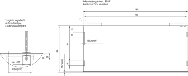 geniovent.x 900 H W-G-K1 IM0019516.PNG Dezentrales RLT Gerät mit sehr hoher Wärmerückgewinnung.  Mit Kreuz-Gegenstrom-Wärmetauscher und Vorheizregister, Außen- und Fortluftanschlüsse auf der Rückseite, Zuluft über Kanal, Abluft am Gerät, Abluftseite und Elektroseite mit Paneele verkleidet. CO2-Sensor im Gerät integriert. Mit App zur mobilen Geräte-Ansteuerung.