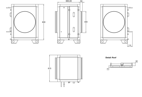NHKR-MV4516-H-CCW2 7NC IM0022709.PNG Wasserbasiertes Nachheiz- und Kühlregister zur Montage im horizontalen Zuluftkanal. Passend zum AEREX RLT-Gerät mit gleicher Bauartbezeichnung.
