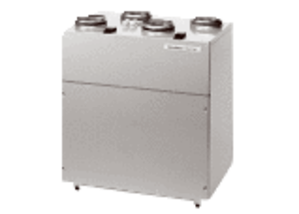 Reco-Boxx Comfort IM0010119.PNG Kompaktes, hocheffizientes und sehr leises Wärmerückgewinnungsgerät mit integrierter Defrosterheizung (1,5 KW) und vollautomatischem Sommerbypass. Passivhauszertifiziert.