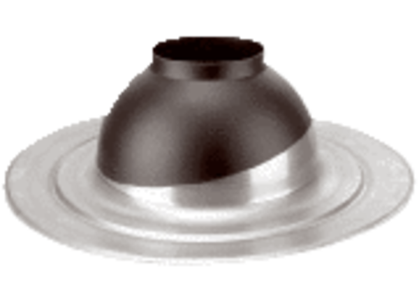 AFK-160 IM0010867.PNG Alu-Flansch mit Kugelgelenk. Alternative zu Alu-Flansch AF für flach geneigte Kaltdächer. Alternativ zum Dachziegel angeben!