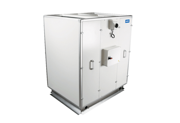 Reco-Boxx 1200 ZXA-R / WN IM0012833.PNG Luft-Luft Wärmerückgewinnungs-Zentralgerät mit Bypass und Wassernachheizregister