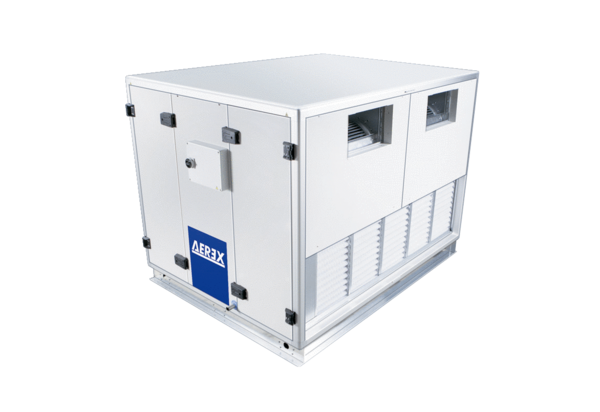 Reco-Boxx 4000 ZX IM0015507.PNG Zentrale Lüftungsgeräte mit Wärmerückgewinnung in Links- oder Rechtsausführung, Innen- oder Außenmontage. Volumenstrom- oder druckkonstant von 700 bis 4000 m³/h. Passivhausgeeignet.