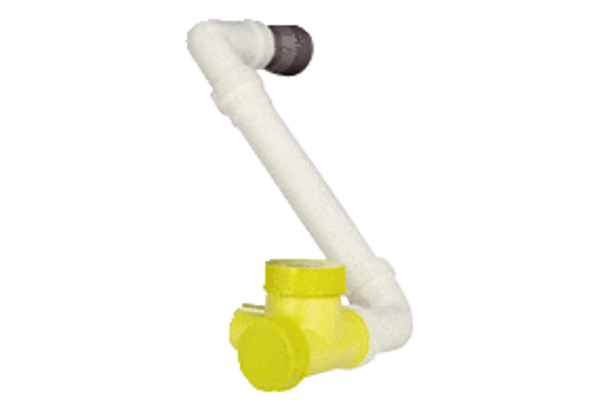 AX-USIPH IM0015828.PNG Unterdrucksiphon, saugseitig. Wartungsfrei. Hygieneausführung