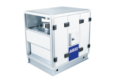Reco-Boxx 1200 ZXR IM0016058.PNG Zentrale Lüftungsgeräte mit Wärmerückgewinnung in Links- oder Rechtsausführung, Innen- oder Außenmontage. Volumenstrom- oder druckkonstant von 400 bis 1200 m³/h. Passivhausgeeignet.