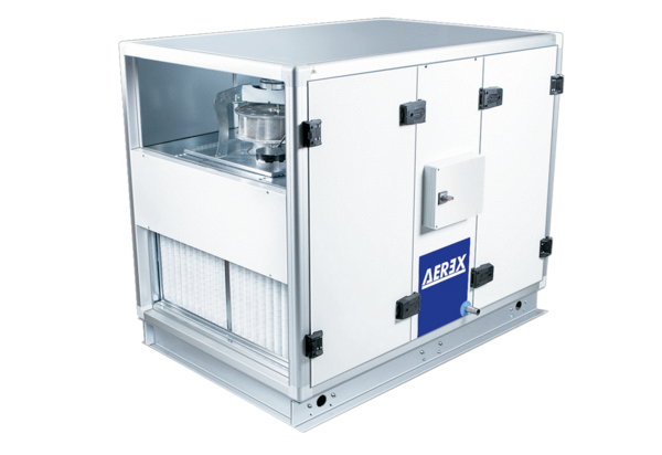 Reco-Boxx 2000 ZXR IM0016060.PNG Zentrale Lüftungsgeräte mit Wärmerückgewinnung in Links- oder Rechtsausführung, Innen- oder Außenmontage. Volumenstrom- oder druckkonstant von 800 bis 2000 m³/h. Passivhausgeeignet.