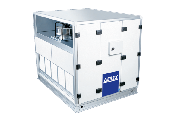 Reco-Boxx 6000 ZXR IM0016068.PNG Zentrale Lüftungsgeräte mit Wärmerückgewinnung in Links- oder Rechtsausführung, Innen- oder Außenmontage. Volumenstrom- oder druckkonstant von 800 bis 6300 m³/h. Passivhausgeeignet.