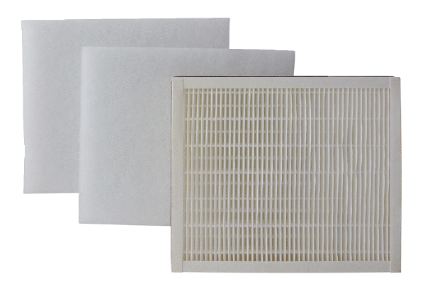 RBF 600 IM0016369.PNG Ersatz-Luftfilter für zentrales Lüftungsgerät Reco-Boxx 600, 2 Stück Filterklasse G4 und 1 Stück Filterklasse F7.