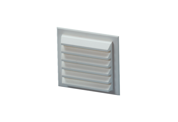 AG100/140GN IM0018639.PNG Außengitter für Wandventil Fresh 90 und Fresh 100 Thermo. Farbe: grün.