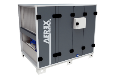 Reco-Boxx 7000 ZXR IM0019147.PNG Zentrale Lüftungsgeräte mit Wärmerückgewinnung in Links- oder Rechtsausführung, Innen- oder Außenmontage. Volumenstrom- oder druckkonstant von 600 bis 7000 m³/h. Passivhausgeeignet.