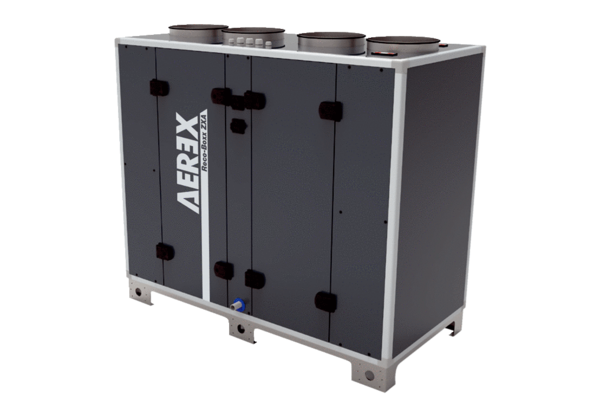 Reco-Boxx 900 ZXA IM0019572.PNG Zentrale Lüftungsgeräte mit Wärmerückgewinnung für beengte Platzverhältnisse. Volumenstrom- oder druckkonstant, Leistungsbereich von 200 bis 940 m³/h. Ideal für den Einsatz im Mehrfamilienwohnungsbau und Nichtwohnbau, z.B. Schule / Kita, Sportstätten, Büros, Gewerbe etc.